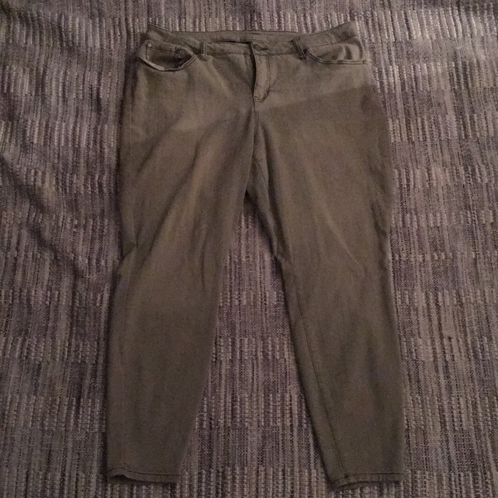 Light Army Green Lovesick Jeans